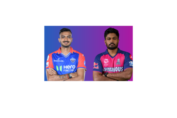 DC vs RR: Axar Patel and Sanju Samson in theri IPL team jersey.
