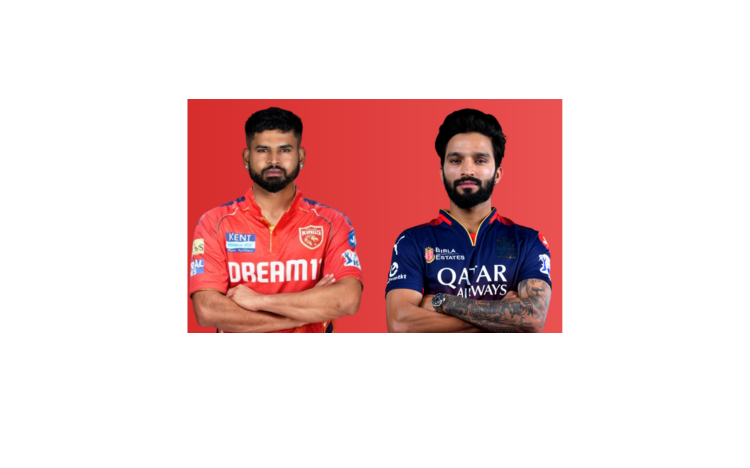 PBKS vs RCB: Shreyas Iyer and Rajat Patidar in their IPL team jersey.
