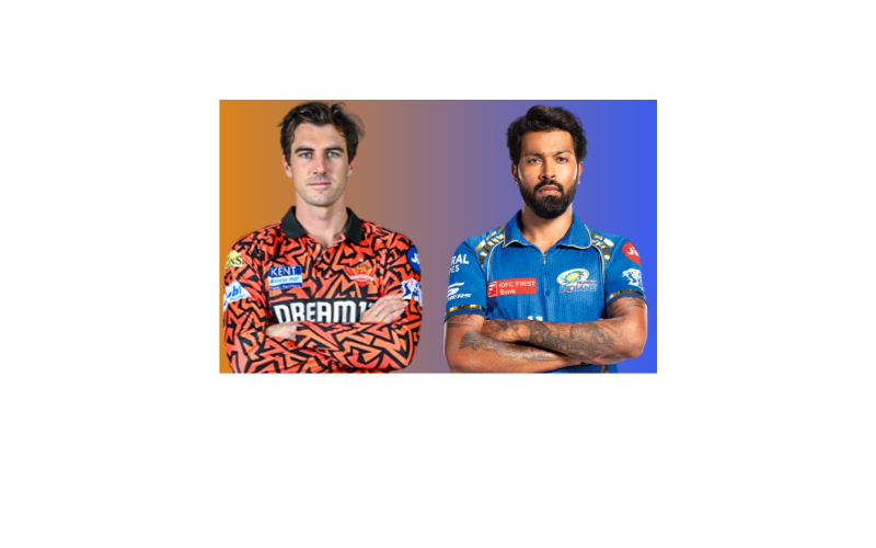 SRH vs MI: Pat Cummins and Hardik Pandya in their IPL team jersey.