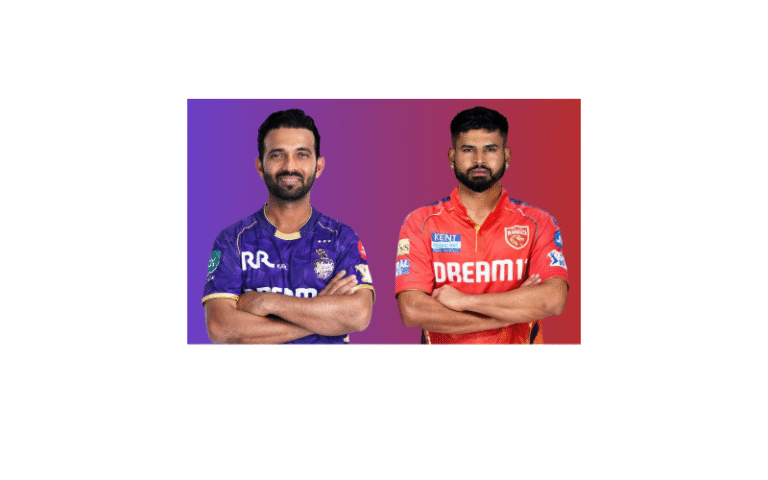 KKR vs PBKS: Ajinkya Rahane and Shreyas Iyer in their IPL team jersey.