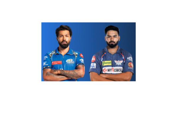MI vs LSG: Mumbai will face Lucknow in today’s first match MI vs LSG: Hardik Pandya and Rishabh Pant in their IPL team jersey.