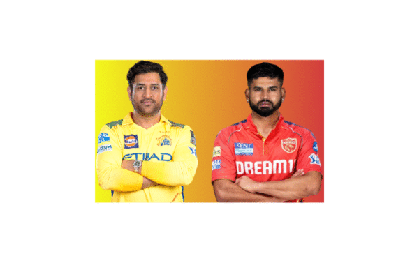 CSK vs PBKS: MS Dhoni and Shreyas Iyer in their IPL team jersey.