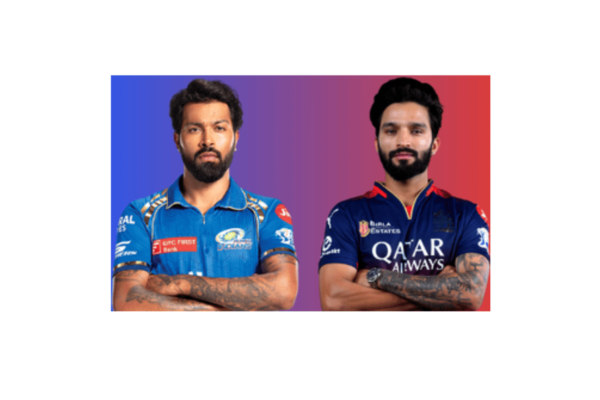 MI vs RCB: Hardik Pandya and Rajat Patidar in their IPL team jersey.