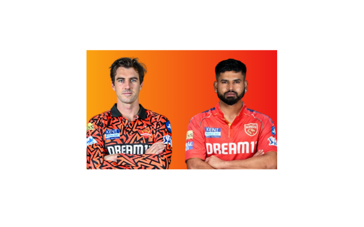 SRH vs PBKS: Pat Cummins and Shreyas Iyer in their IPL team jersey.
