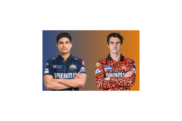 GT vs SRH: Shubman Gill and Pat Cummins in their IPL team jersey.