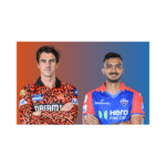 SRH vs DC: Pat Cummins and Axar Patel in their IPL team jersey.